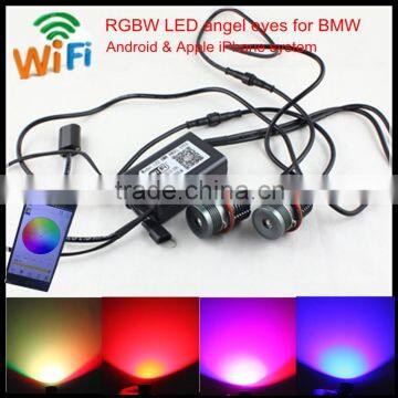 E60 E39 20W LED RGBW angel eyes for BMW E39 E60 E87 E63 E83 E53 E65 E66 X5 RGB LED marker angel eyes