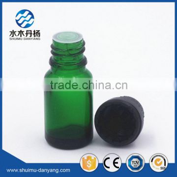 20ml green glass e-liquid bottle with tamper evident seal