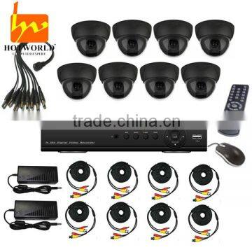 Outdoor standalone cctv camera dvr kit /H.264 combo cctv camera 8ch cctv dvr kit