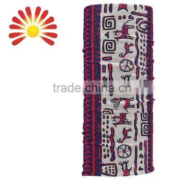 Wholesale Full Mold Logo Printing 100% Polyester High Elastic Tube Bandana Promotional Seamless Multifunctional Bandana