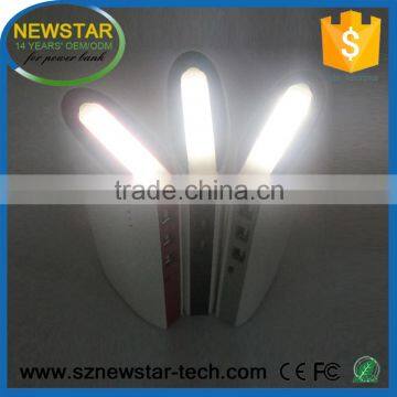 High Quality 12000mah Power Bank Built-in Desk Lamp and 3 Port 3.1A High Output photo-6