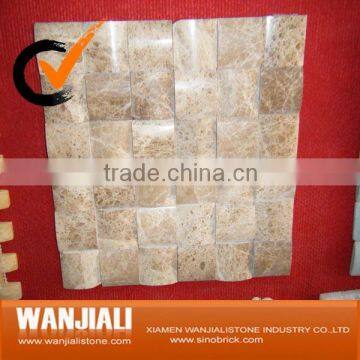 Emperador marble mosaic