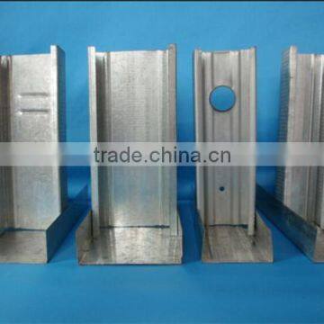 C channel metal stud sizes for drywall partition