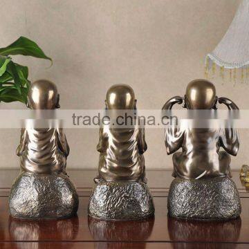 Factory Price Monk Statue, Resin Sitting Monk Buddha Figurine, Little Monk Wholesale photo-2