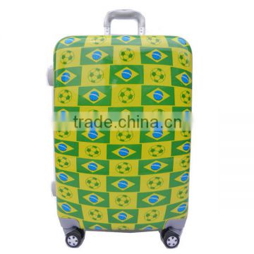 Printed hard plastic Abs Luggage bag