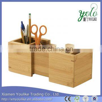 Beautiful pencil holder Expandable Bamboo Pencil Holder