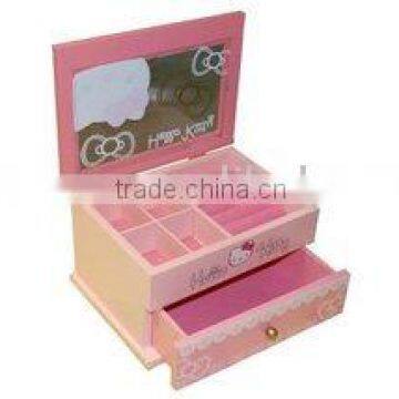 MDF jewelry box toy cosmetic box or dresser