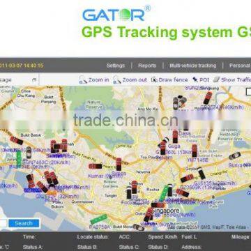 Web Based Online Live GPS vehicle Tracking System Software with 8000 trackers support