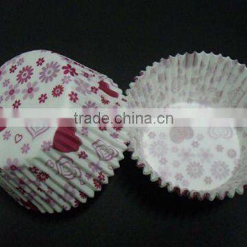 Love Heart Cupcake Cases bright pink Heart Cupcake Liners Baking Cups for wedding