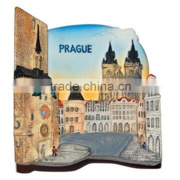 resin souvenir 3D Czech Republic. Prague fridge magnets