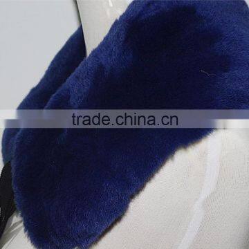 Real Rex Rabbit Fur Collar Trim Fur Garment/neck Accessorie KZ140030 photo-2