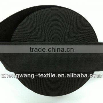 Solid color wide polylester elastic webbing for home textile