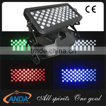 Outdoor led flood light 60*10w RGBW 4IN1 led wall wash