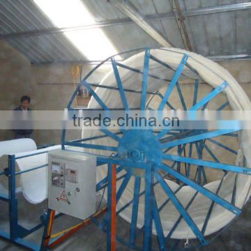 Point-to-point embossing face tissue machine