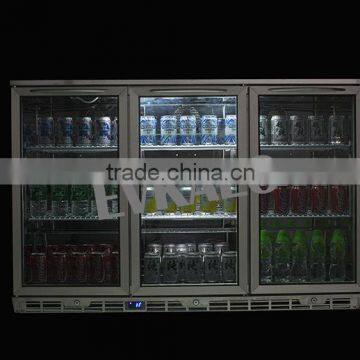 Single Door Back Bar Under Counter Display Beer Cooler/Beer Bottle Refrigerator