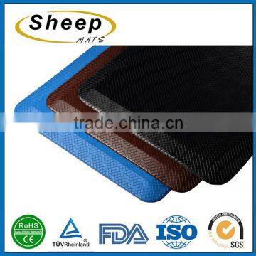 Comfortable anti fatigue anti slip pvc mat for office kitchen door design