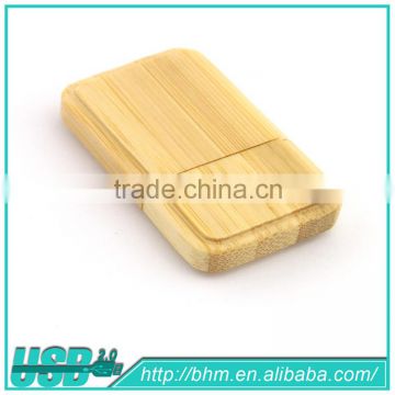 Factory promotion cheap bamboo usb flash drive 4gb