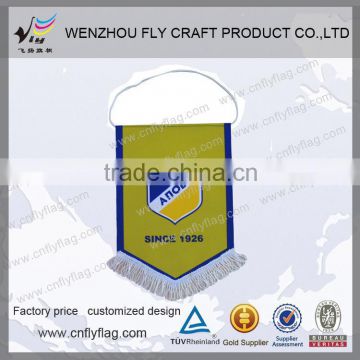 Plastic sublimation flag pennant with high quality