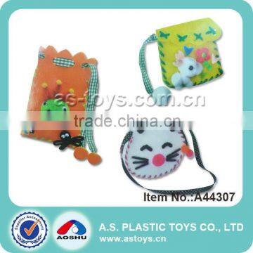 Children plush diy bag backpack