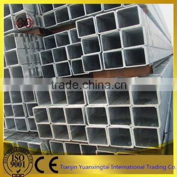 galvanized coated welded square steel tube