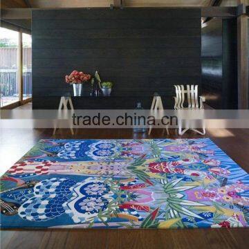 Hand tufted made rugs and carpets hotel and home decoration