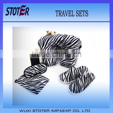 Zebra goggles with pouches eye masks (travel sets)