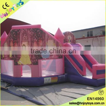 party used popular princess bouncy castle