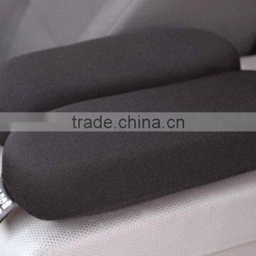 Black Neoprene Center Console Armrest Pad Cover With Jeep Cat Dog Paw Paws Print Logo For Jeep Wrangler JK Sahara Sport photo-3