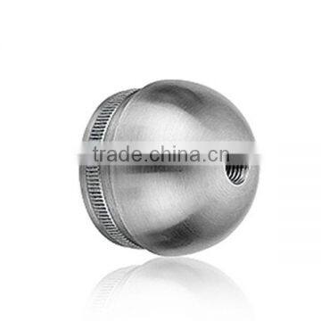 Stainless Steel Railing Handrail Tube Half ball End cap for Handrail end cao