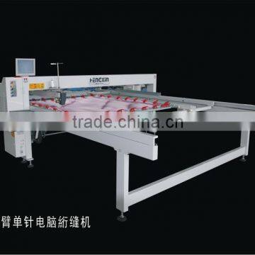 HXD Long arm computerized single needle quilting machine, quilt making machine