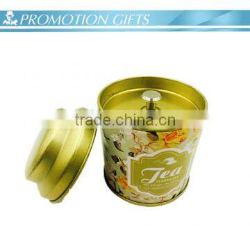 High Quality Round Airtight Tea Tin Box photo-2