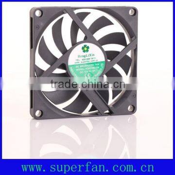 80*80*10mm Pbt Plastic Fan 12v/24v/48v Dc Fan