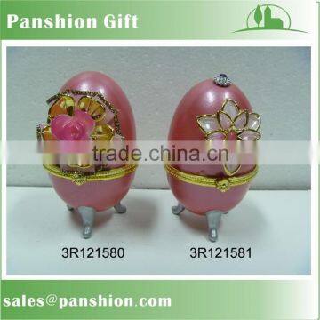Handmade Ceramic Egg Shape Jewellery Box photo-2