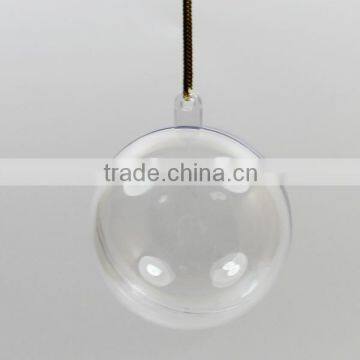 2016 Wholesale acrylic transparent christmas balls