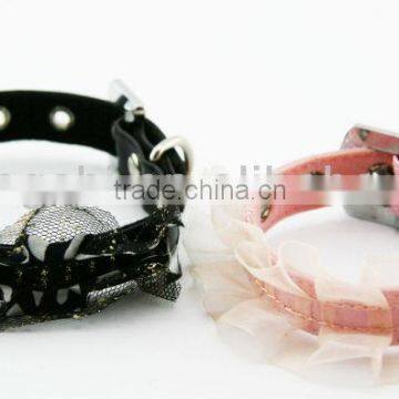 Lace sweet pet collar for small cat