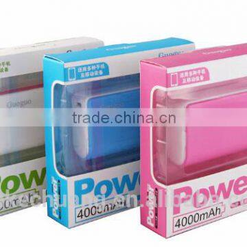 Guoguo Wholesale Factory Price Mini Pocket 5200mAh Portable Mobile Power Bank for Samsung