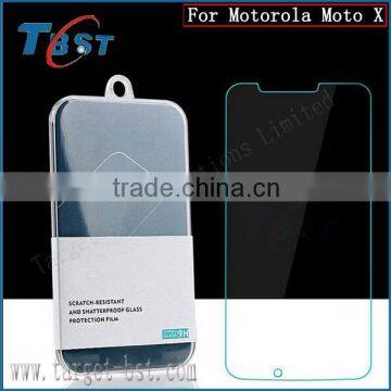 Hot selling 9H Hardness 0.15/0.2/0.26/0.33/0.44mm Anti Explosion Tempered Glass Screen Protector for Motorola Moto X