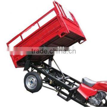 hydraulic manual tipper three wheel motorcycle for cargo