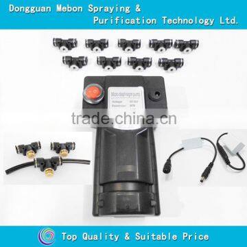 Cycle timer 60 seconds ON+20 seconds OFF low pressure cooling mist system,19 nozzles humidifying system
