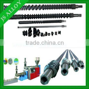 Co-rotating twin screw and cylinder /Conical twin screw and barrel for extruder line