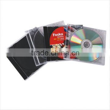 10.4MM Clear / Black Colors Single PS CD Box/CD Case/CD Sleeve