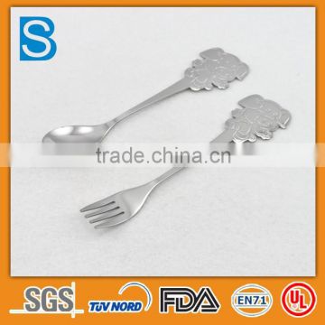 wholesale stainless steel animal tableware set