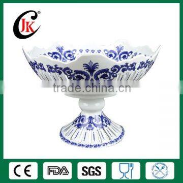 New Design Hand Made Elegant Custom Decorative Ceramic Fruit Bowl photo-3