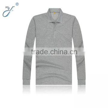 Men's Long Sleeve Undershirt Polo Collar Long Sleeve Shirt photo-2