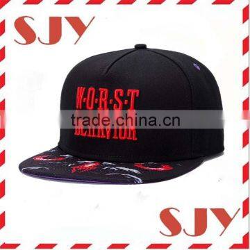 New Arrival Custom Flat Brim Embroidery Snapback Cap/Hat