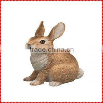 Garden Supply Lifelike Resin Rabbit Statue Handicrafts
