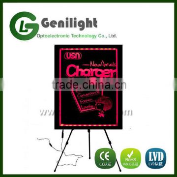 many flashing modes acrylic rewritable led board display advertising panel