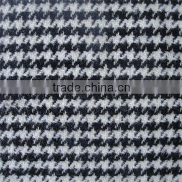 swallow grid wool tweed fabric