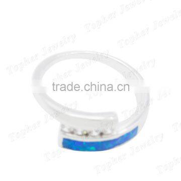 Manufacturer Wholesale Latest Designs Simple Design Ring With cz photo-3