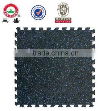 Manufacture gym floor rubber mat / recycled rubber with EPDM / Heavy equipment mat